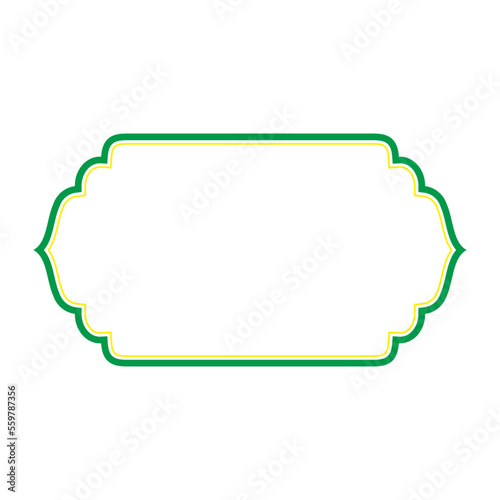  Islamic Frame Shape