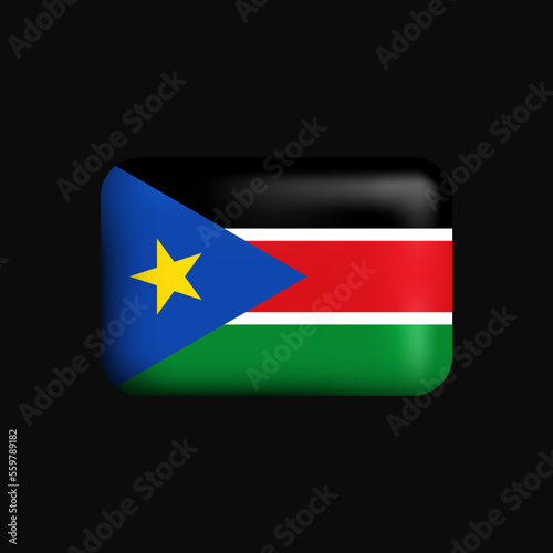 Free Download South Sudan Flag 3D Icon. National Flag of South Sudan. Vector illustration - GFXLoad
