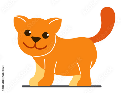 Little kitty funny vector f...