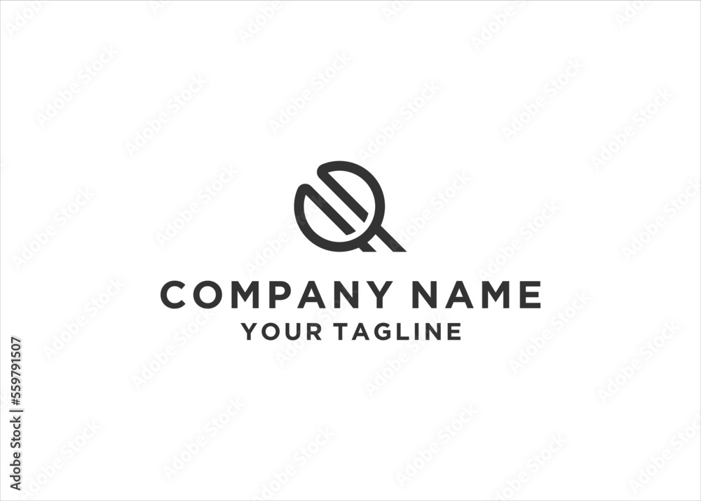 Initial Letter Q Monogram Logo Design Vector Initial Letter Q Monogram Logo Design Vector