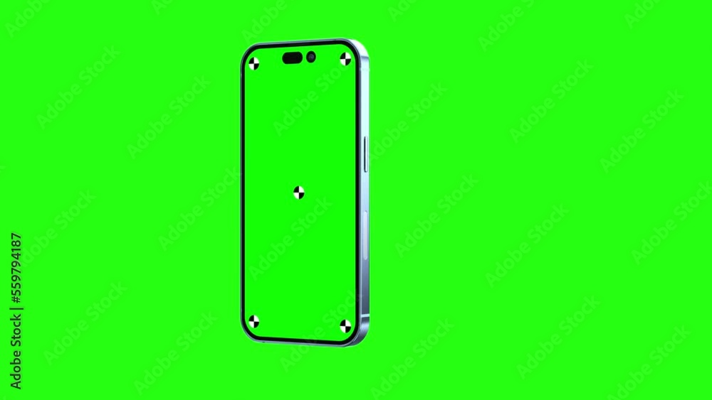 The smartphone's blank green screen with indicators flies in with rotates into the frame. Luma matte is included for easy replacement background. Modern frameless design,no motion blurs & in focus The smartphone's blank green screen with indicators flies in with rotates into the frame. Luma matte is included for easy replacement background. Modern frameless design,no motion blurs & in focus