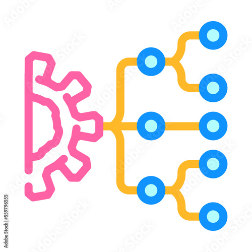management esg color icon vector. management esg sign. isolated symbol illustration
