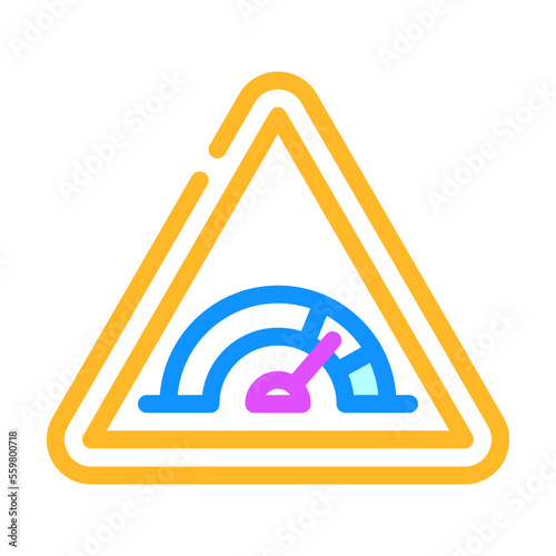 risk esg color icon vector. risk esg sign. isolated symbol illustration