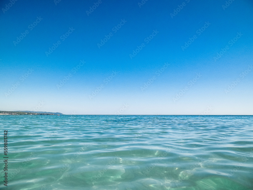 Obraz premium Tyrrhenian sea in Vada, Tuscany, Italy.
