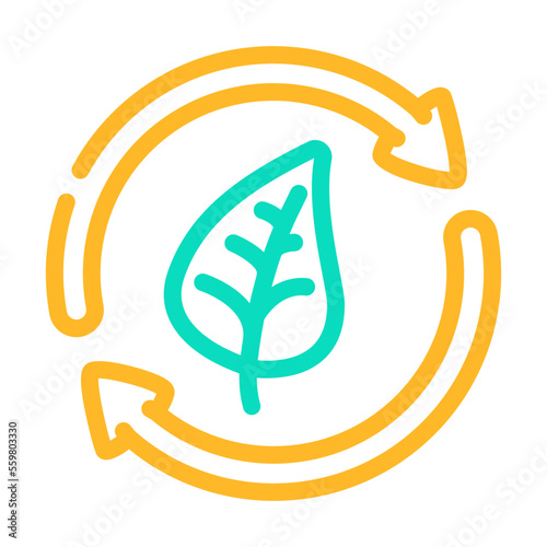 eco esg color icon vector. eco esg sign. isolated symbol illustration