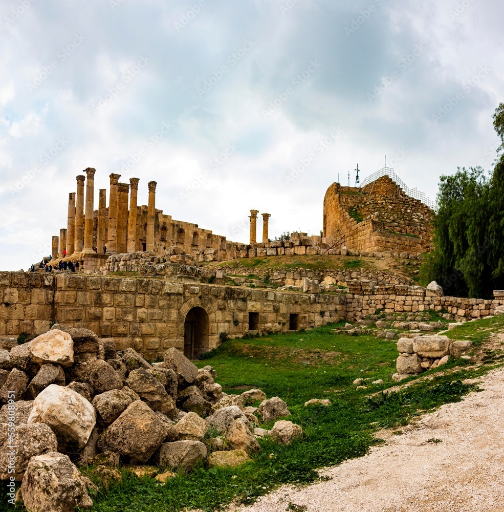 The ancient city of Jerash - Gerasa ruins - Jordan
مدينة جرش الأثرية- جراسا الأثرية- الاردن