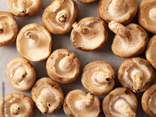 fresh shiitake mushrooms, food ingredients