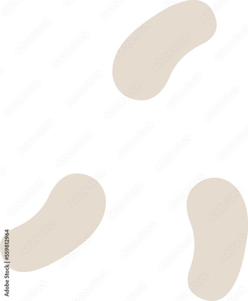 Hand drawn abstract spots flat icon Hand drawn abstract spots flat icon