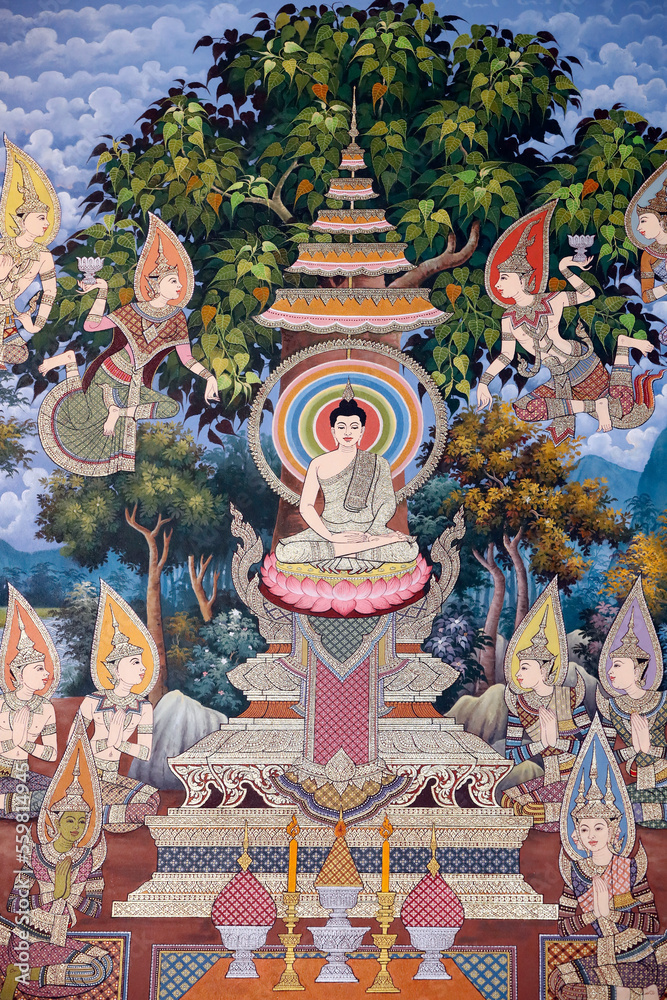 Fototapeta premium Faith and religion. Buddhism.