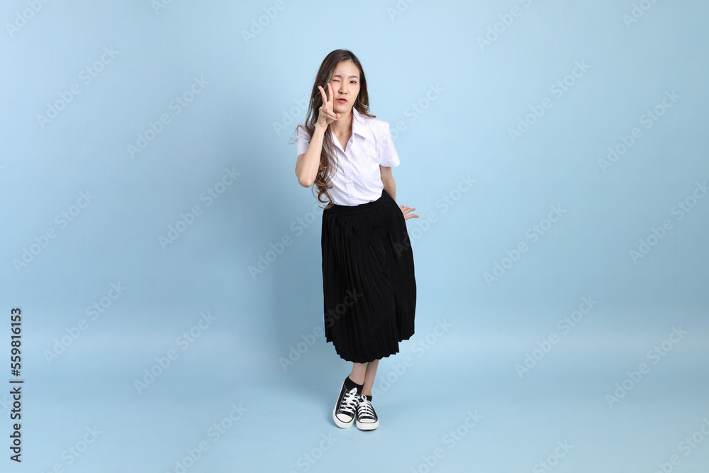 Girl in Student Uniform Girl in Student Uniform
