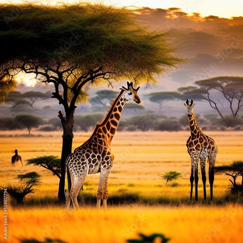 Giraffes © Brian