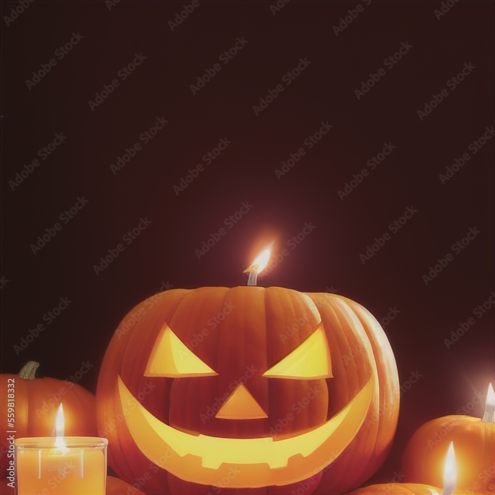 Fototapeta premium Halloween Jack O Lantern