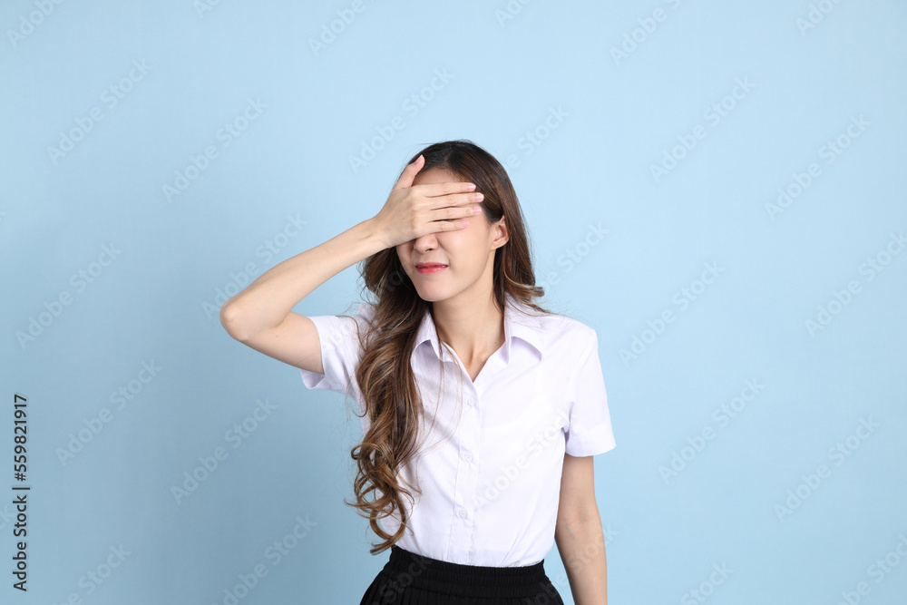 Girl in Student Uniform