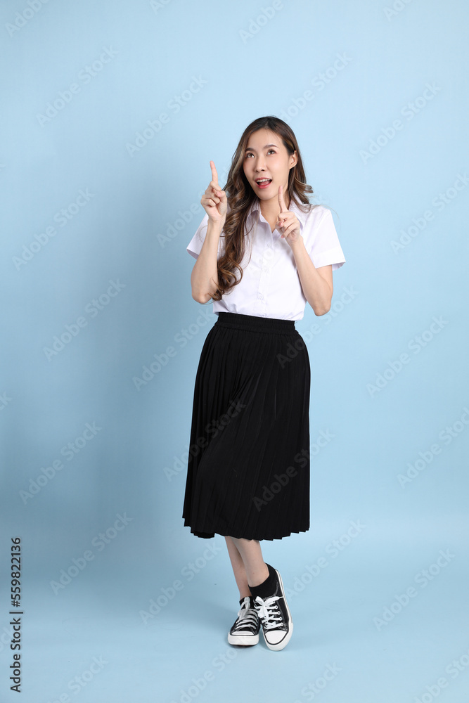 Girl in Student Uniform Girl in Student Uniform