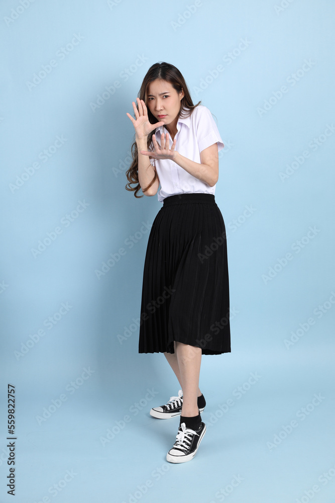 Girl in Student Uniform Girl in Student Uniform