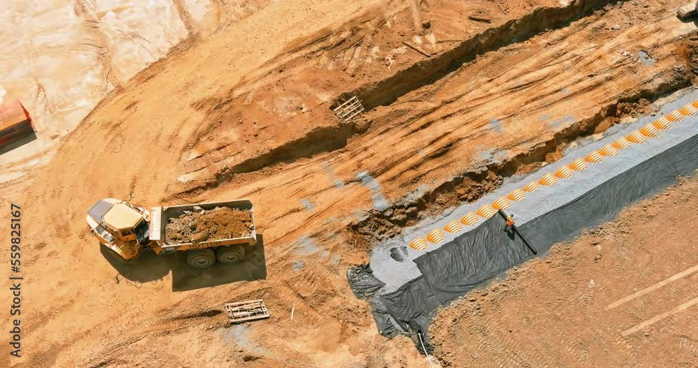 Build of earth friendly underground rainwater harvesting solutions provides water for harvesting of stormwater around commercial areas