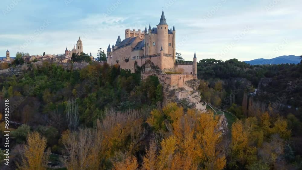 Old castle on autumn day Old castle on autumn day