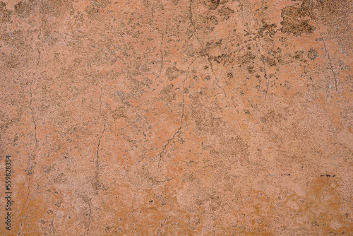 Crack brown cement wall or concrete floor background