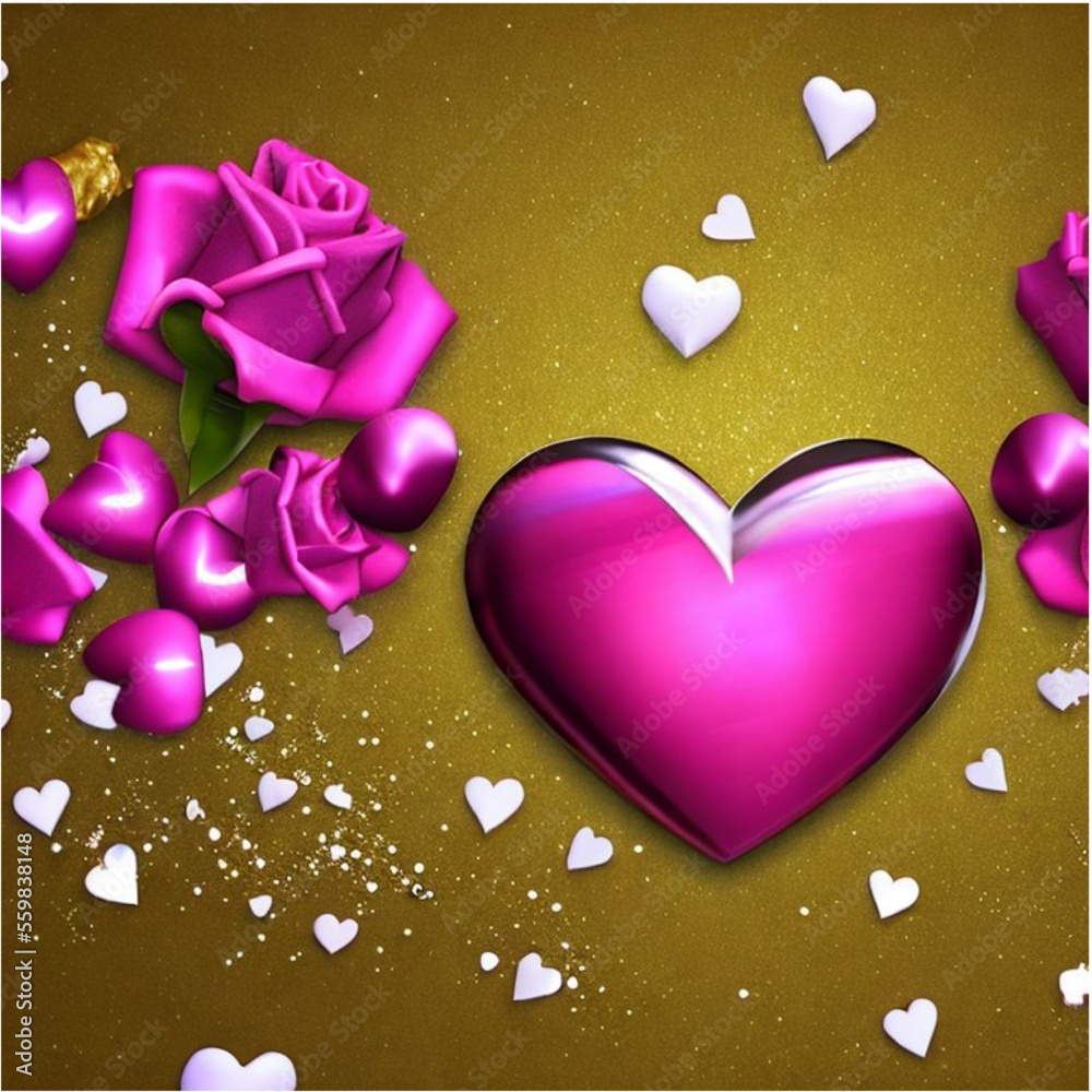 Fototapeta premium Wallpaper, Vektor, Background Valentin, Hochzeit, Liebe, 