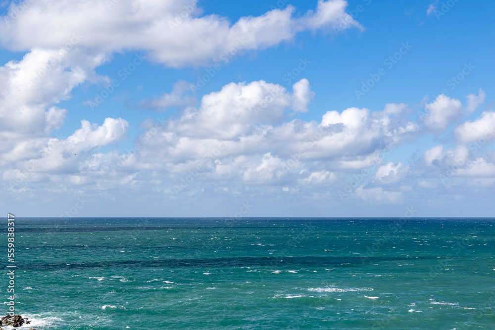 blue sky and sea, ocean