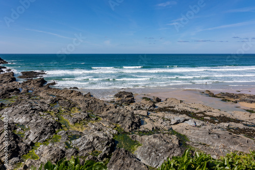 sea and rocks on the Bach