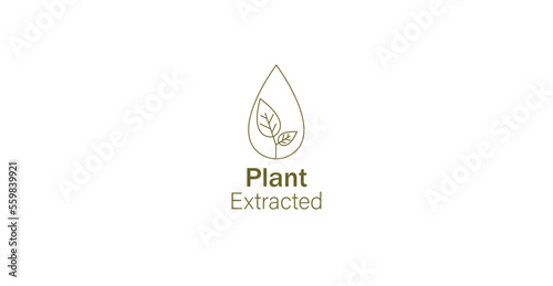 plant extracted icon vector illustration 