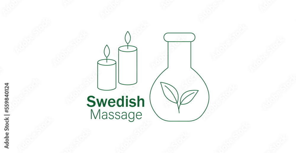 Swedish message line art vector illustration Swedish message line art vector illustration