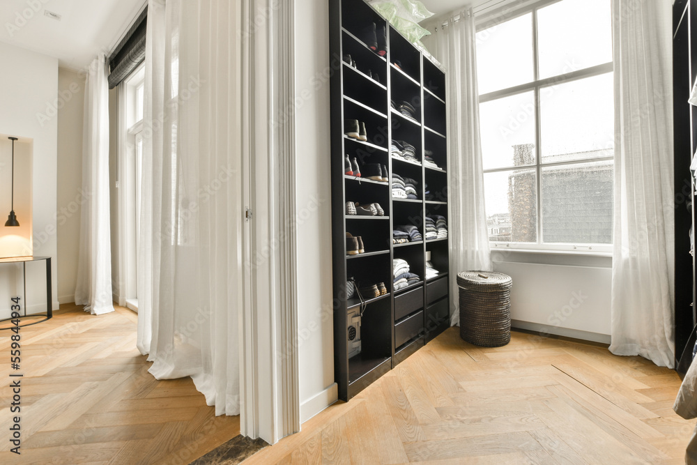 Interior of a dressing room of a modern house Interior of a dressing room of a modern house