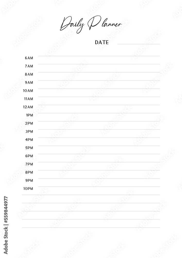 Bullet journal, Planner, Habits tracker printable Template Bullet journal, Planner, Habits tracker printable Template