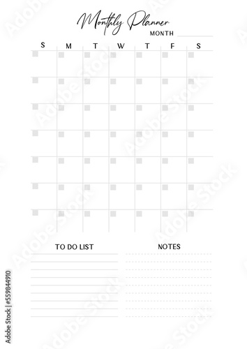 Bullet journal, Planner, Habits tracker printable Template