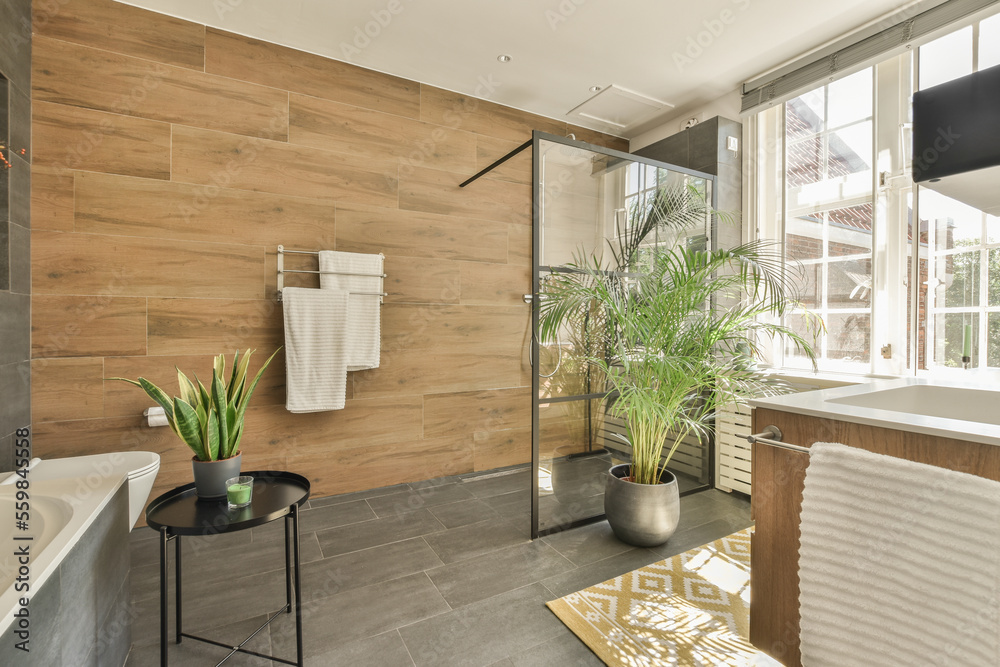 © ADDICTIVE STOCK - Interior of a sink with a bathtub