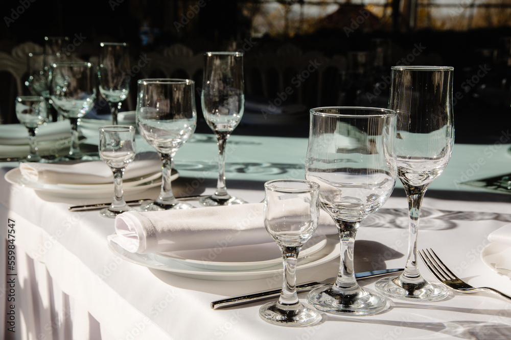 table setting for a dinner table setting for a dinner