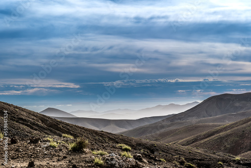 Fuerteventura mountains on the west coast near Betancurioa, Spain