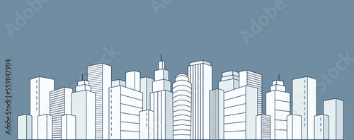 città, palazzi, paesaggio metropolitano, grattacieli