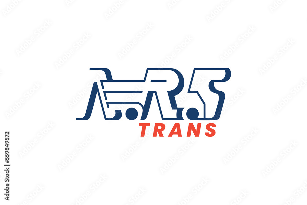 logo inisial ars transport. logistics transportation vector illustration for your brand logo inisial ars transport. logistics transportation vector illustration for your brand