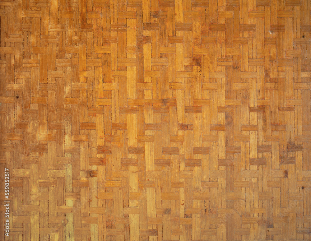 Natural wood slats wall or lath line arrange. Flooring pattern surface texture. Close-up of interior architecture material for design decoration background. Natural wood slats wall or lath line arrange. Flooring pattern surface texture. Close-up of interior architecture material for design decoration background.