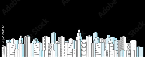 città, palazzi, paesaggio metropolitano, grattacieli