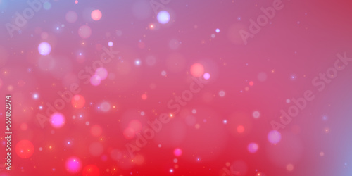 Elegant Valentine's Day background with light effects and gradient. For web design and illustrations.