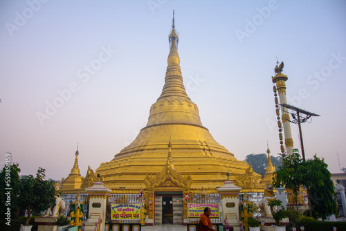 Lawkamanisula Pagoda | Myanmar Pagoda, Kushinagar, India
