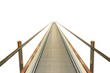 Escalator staircase in PNG isolated on transparent background
