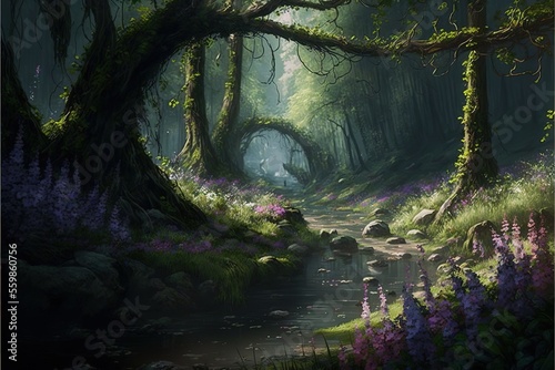 magic forest  ai