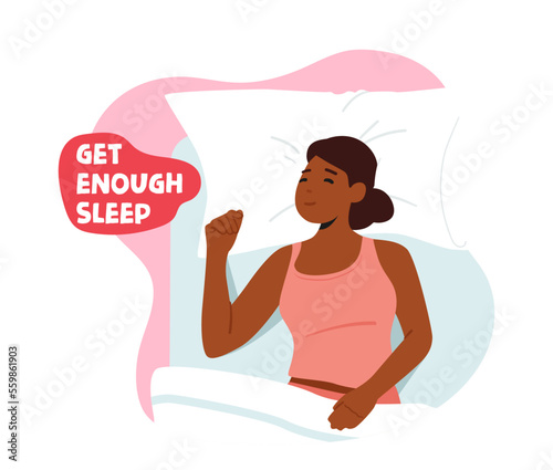 Get Enough Sleep, Night Relaxation, Leisure Banner, Advice for Immunity Boost, Healthy Lifestyle and Wellness