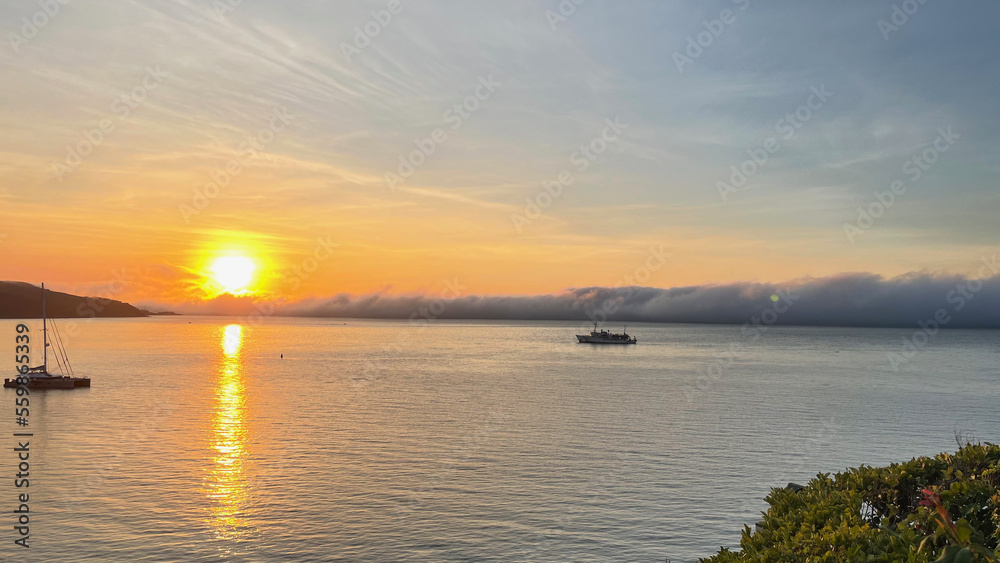 Naklejka premium Sausalito sunrise