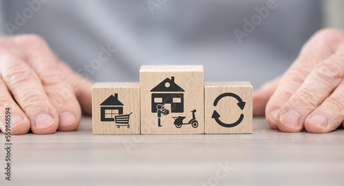 Concept of home delivery