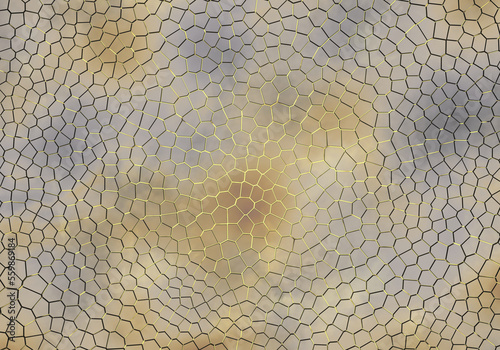3d Render, digital illustration, abstract futuristic geometric background