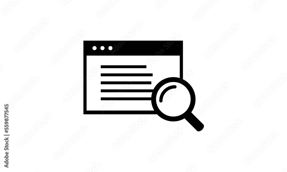 Analysis icon, Result report, document financial review magnifying chart concept technology vector illustration Analysis icon, Result report, document financial review magnifying chart concept technology vector illustration