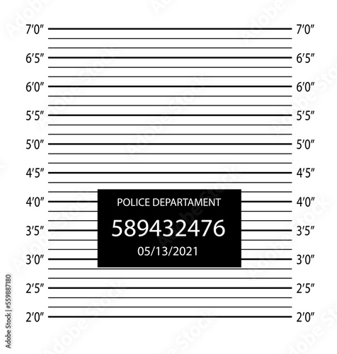 Police lineup or mugshot background