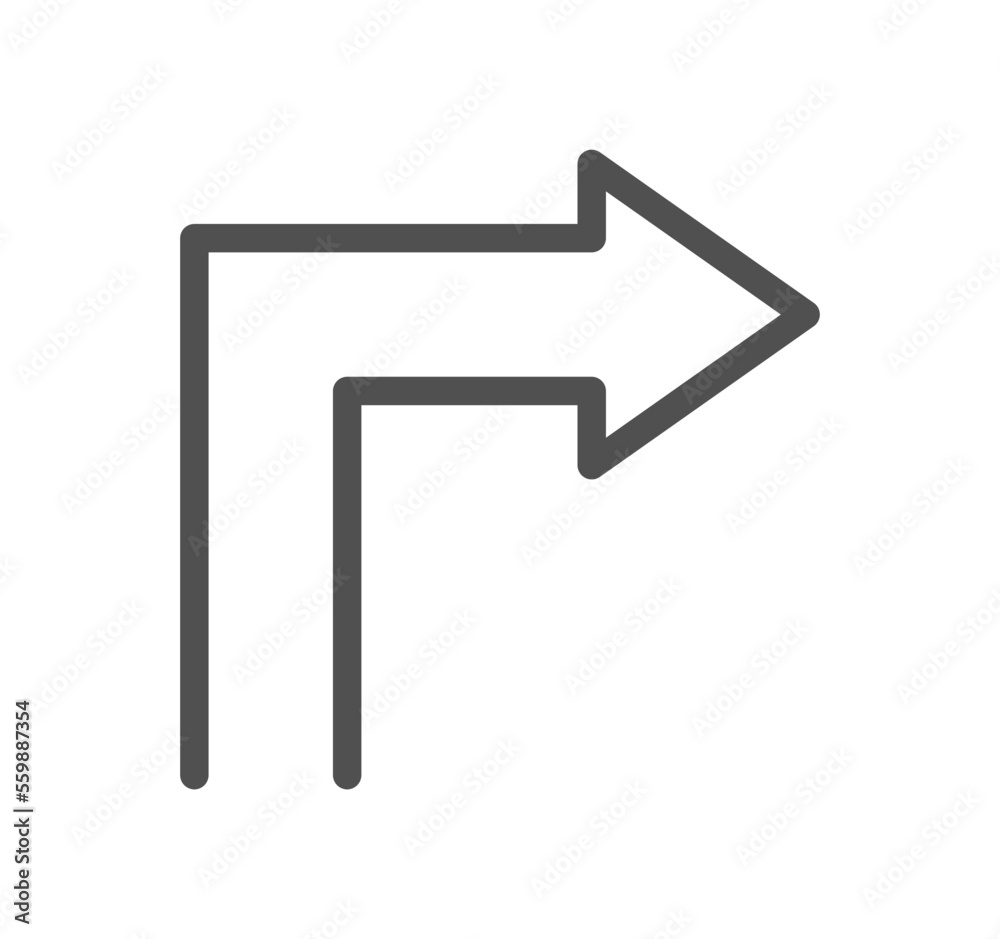 Direction related icon outline and linear vector. Direction related icon outline and linear vector.