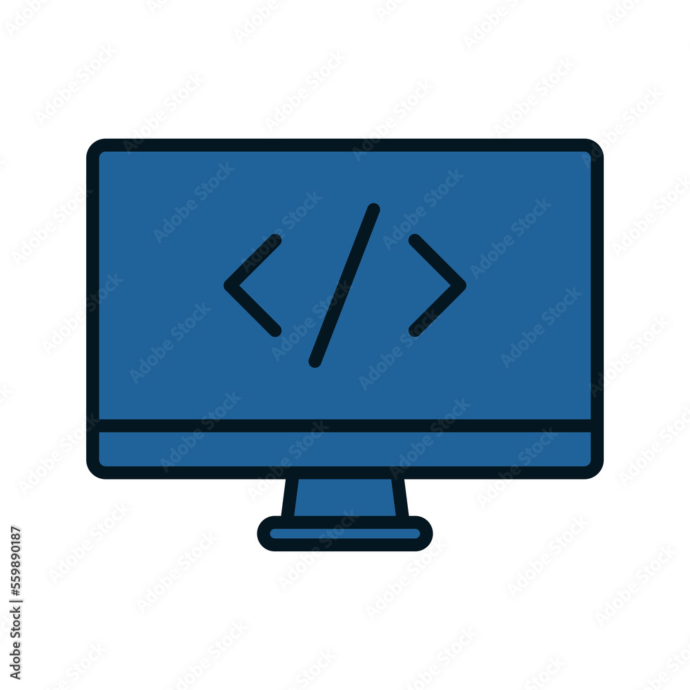 Monitor icon. sign for mobile concept and web design. vector illustration Monitor icon. sign for mobile concept and web design. vector illustration