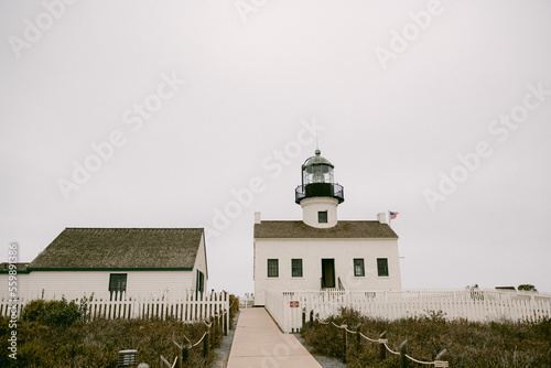 Lighthouse in Point Loma California